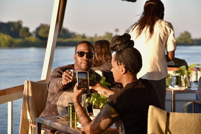 Dinner Cruise on the Zambezi River - Stop two: Zambezi National Park frontage, plus the wildlife lottery