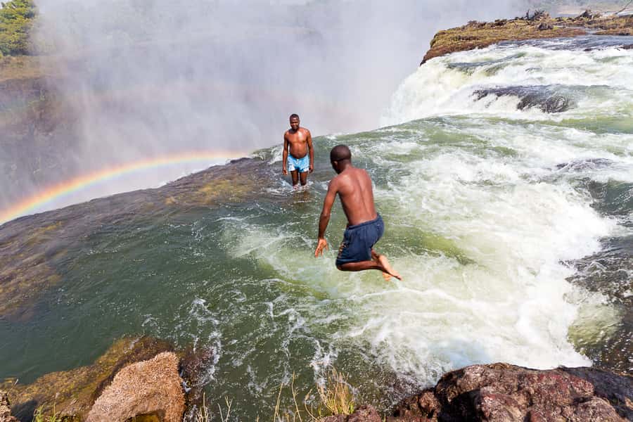 From Victoria Falls: Livingstone Island Tour & Devils Pool - Livingstone Island viewpoints: east side first, then west side