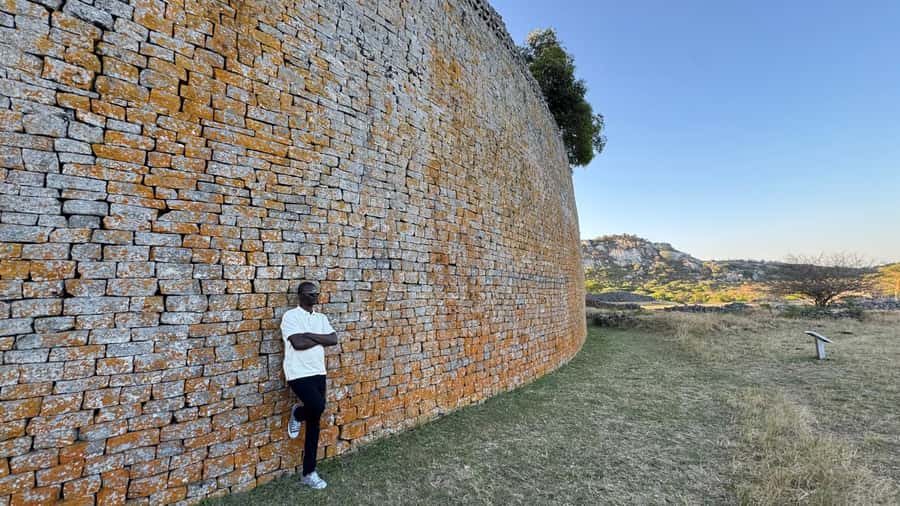 Great Zimbabwe: The World's View Historical Site !! - Great Enclosure: granite engineering, curved walls, and the conical tower
