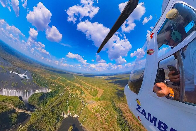 Helicopter Flight Experience Over Victoria Falls - Price value: $150 plus government fees you may pay later