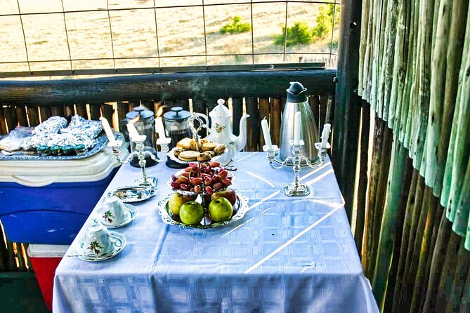 High Tea in the Savannah, Catering by Victoria Falls Hotel - How the tea fits the safari, not against it