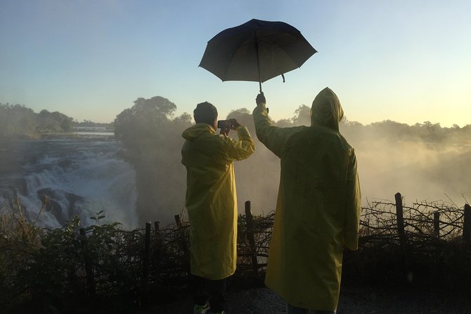 Private Guided Tour of the Falls with Pickup - Rain spray and wet-weather reality (bring your expectations, not just your umbrella)