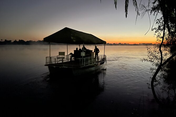 Private Sunrise Cruise on the Zambezi River - The little Kalunda vessel and what “private” really means