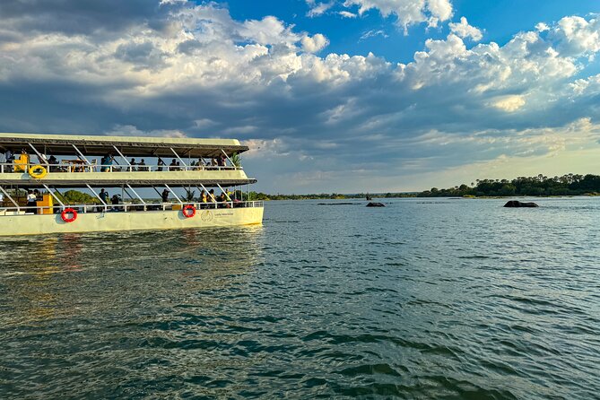 Shearwater River Song Luxury River Cruise - A Luxury Zambezi Sunset Cruise Above Victoria Falls