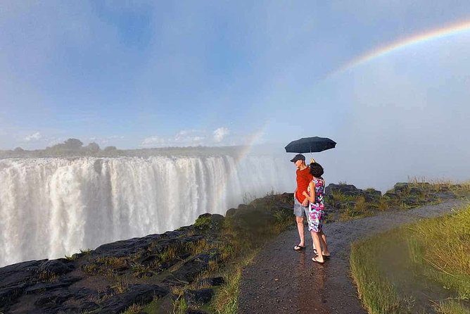 Victoria Falls Guided Tour with Hotel Pickup - Victoria Falls from Zimbabwe, with the whole viewing sweep