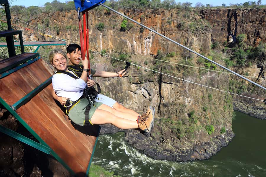 Victoria Falls: Half Day Flying Fox, Zip Line, & Gorge Swing - A quick hit of adrenaline above Victoria Falls and Batoka Gorge