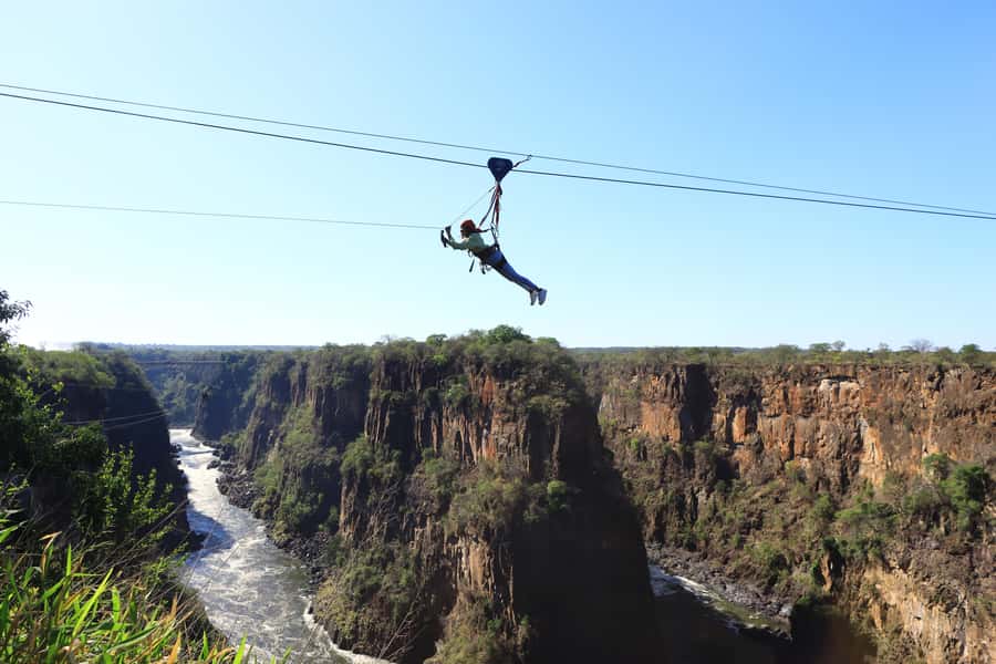 Victoria Falls: Half Day Flying Fox, Zip Line, & Gorge Swing - Zip line over the gorge: wind in your hair, not just speed