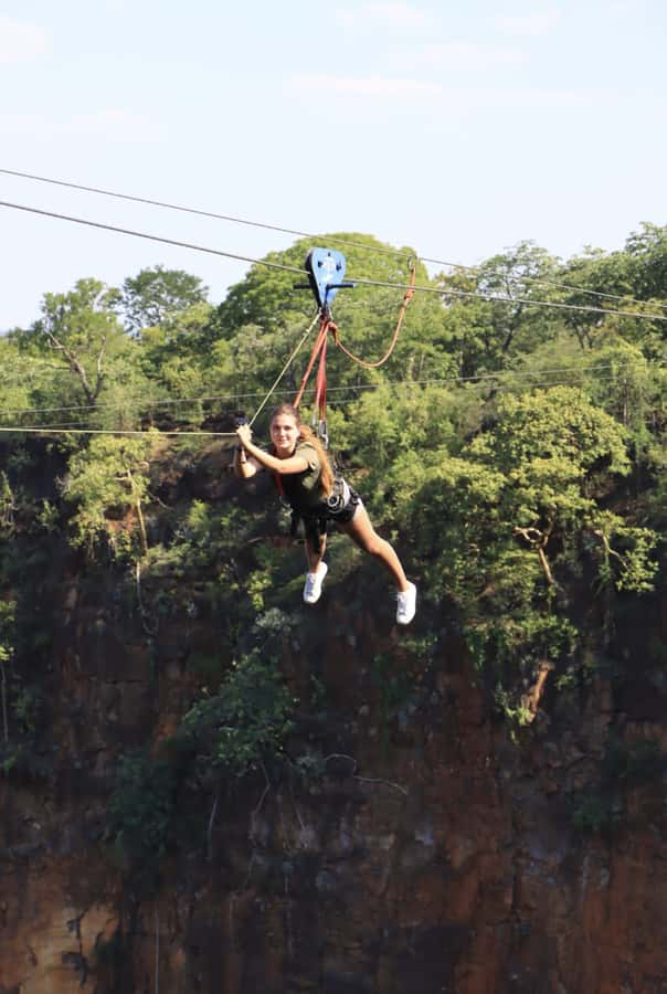 Victoria Falls: Half Day Flying Fox, Zip Line, & Gorge Swing - Gorge swing: the 70 meter free-fall moment