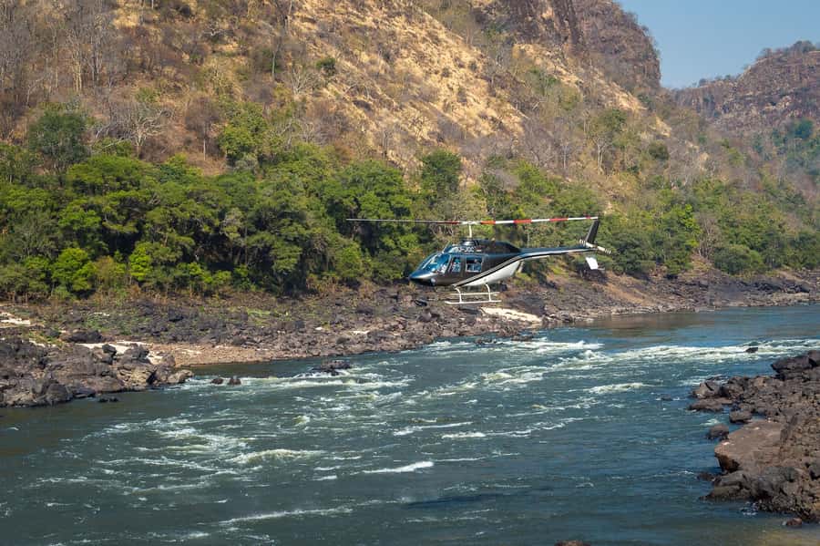 Victoria Falls Helicopter Flights - Why flying over Victoria Falls is different from standing at the falls