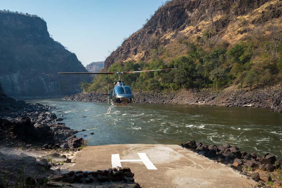 Victoria Falls Helicopter Flights - Getting from Livingstone to Maramba Airfields without stress