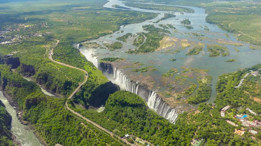 Victoria Falls: Helicopter Tour with Hotel Pickup - Zambezi National Park from the air: wildlife spotting without the patience test