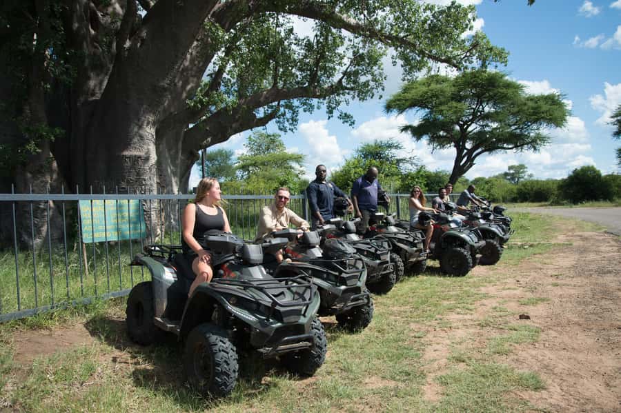 Victoria Falls Quad Bike Adventure - The one-hour quad bike ride: real off-road, guided photo stops