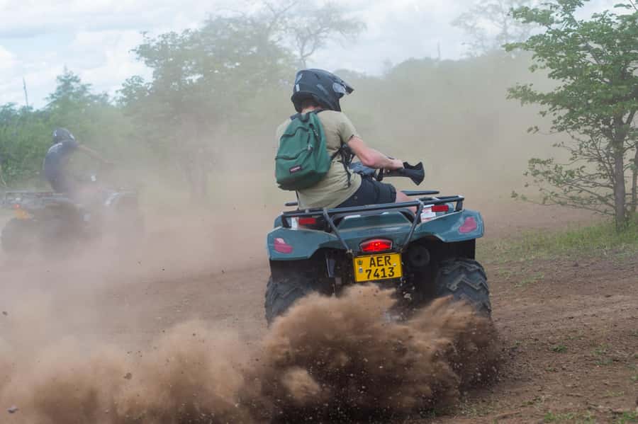 Victoria Falls Quad Bike Adventure - Big Tree baobab: your pause moment with a long timeline