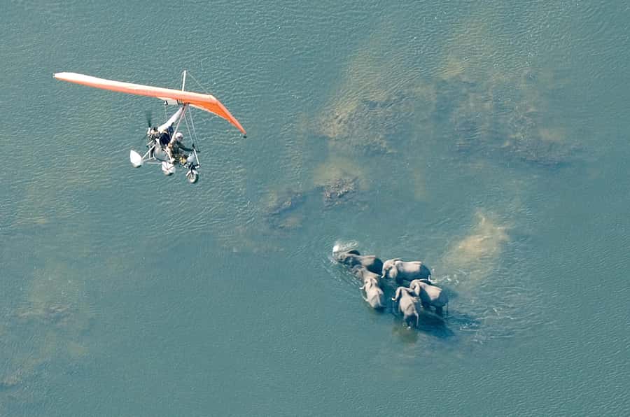 Victoria Falls: Scenic Microlight Flight - The 15-minute flight: a fast route over the Falls, islands, and Zambezi power