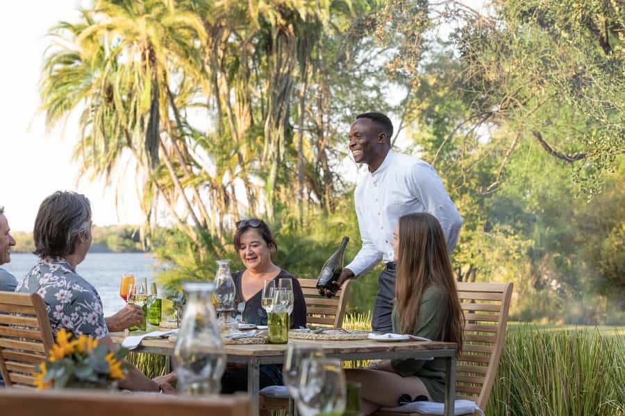 Victoria Falls: The Eatery Dinner Experience - Nature moments near the river, including the elephant possibility